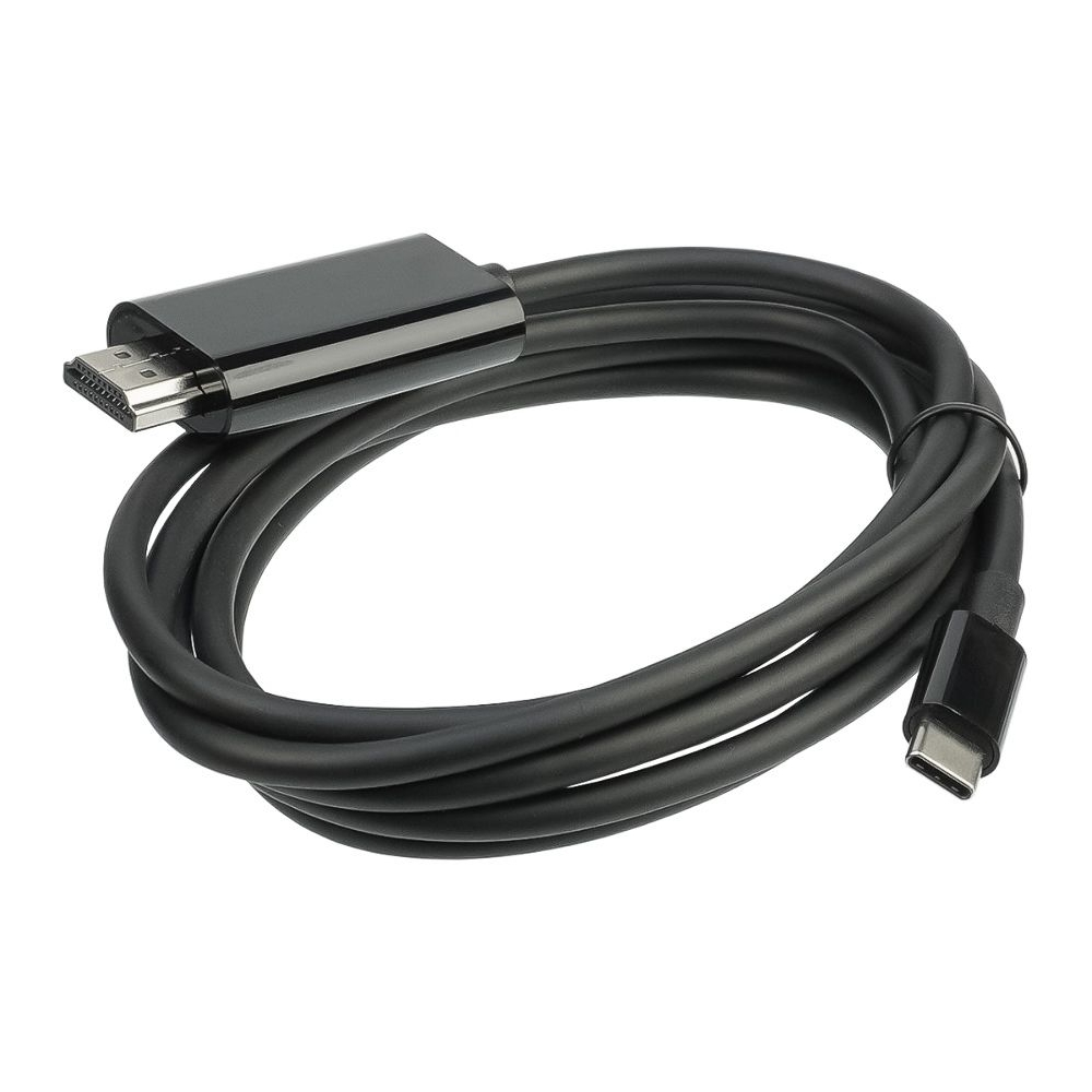 Адаптер переходник Type-C - HDMI 1.8m, чорний