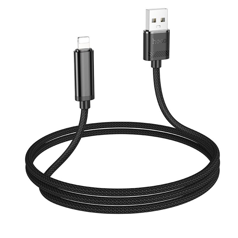 Кабель Hoco U127 USB to Lightning, чорний