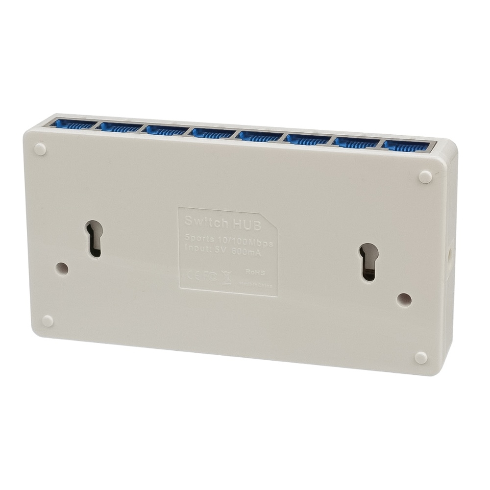 Коммутатор Alfa S108 switch 10/100Mbps 8 потов, білий