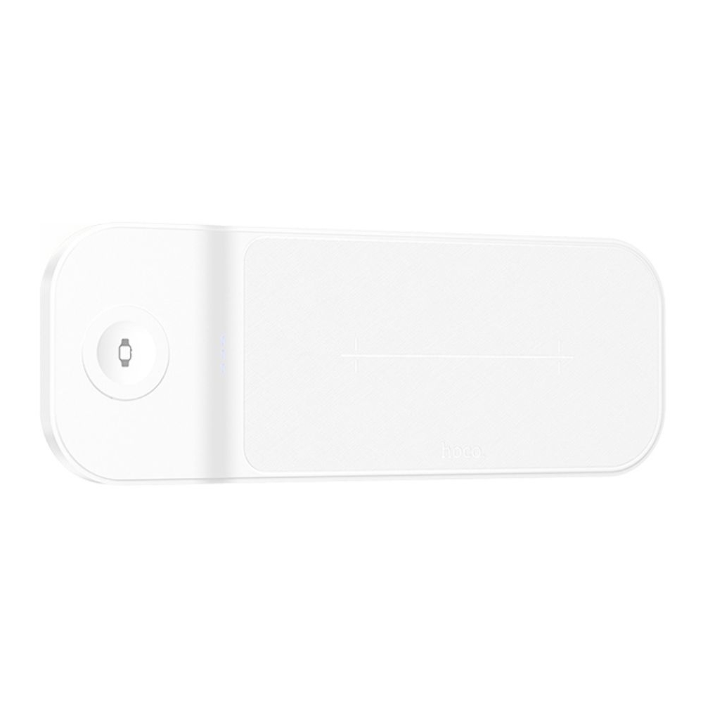 Бездротовий зарядний пристрій Hoco CQ5 3в1 белое | беспроводное зарядное устройство