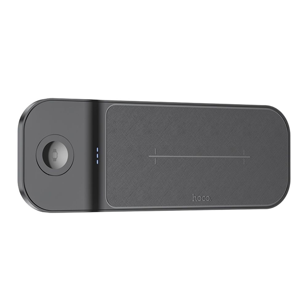 Бездротовий зарядний пристрій Hoco CQ5 3в1 черное | беспроводное зарядное устройство
