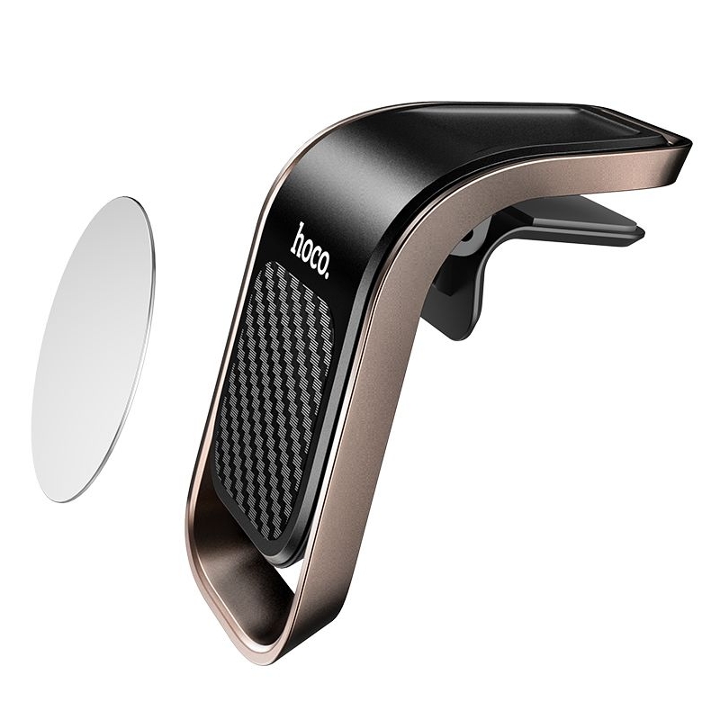 Автодержатель Hoco CA74, чорний, сірий