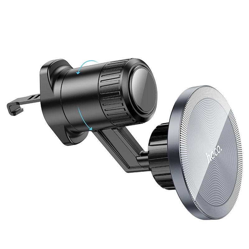 Автодержатель Hoco H23, магнитный, чорний, сірий