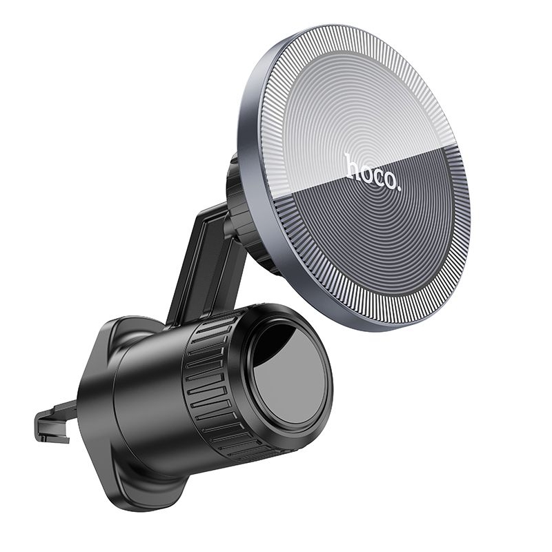 Автодержатель Hoco H23, магнитный, чорний, сірий