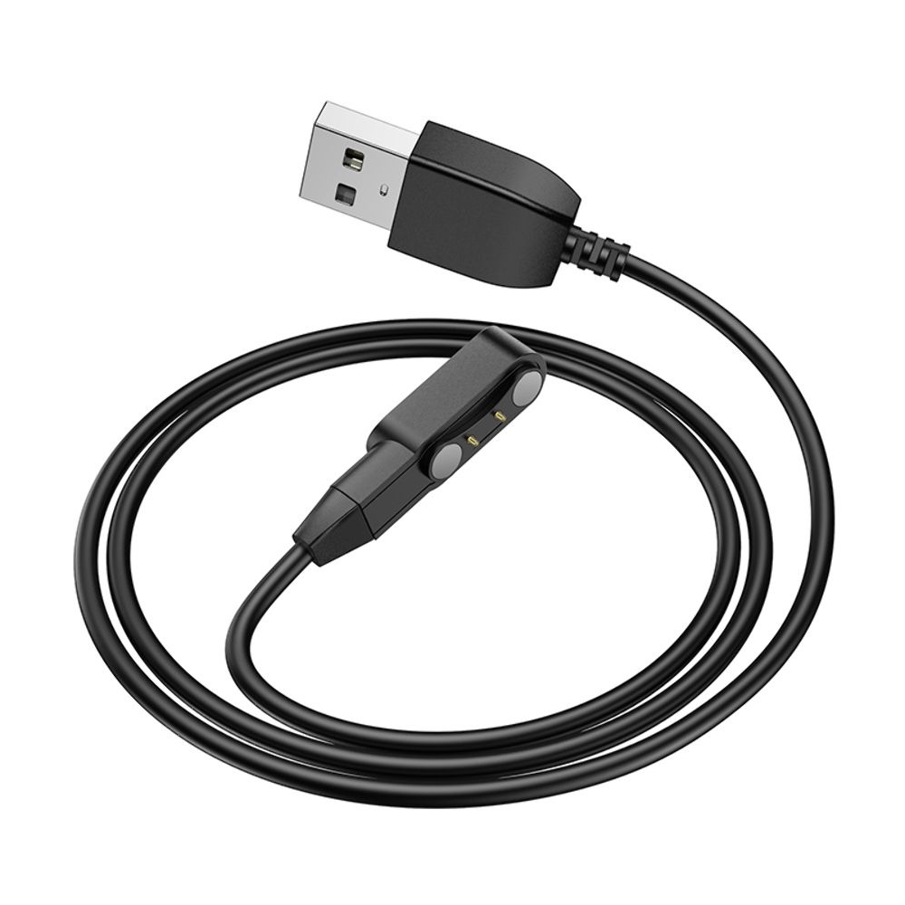 USB-кабель для смарт часов Hoco Y19, чорний