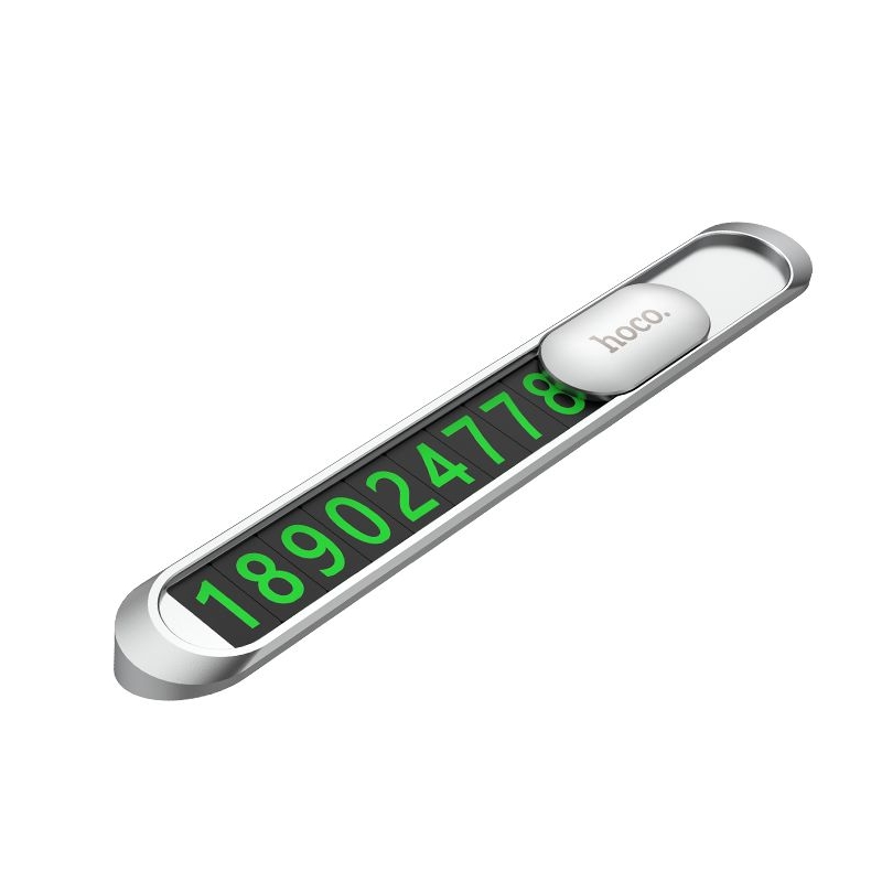 Автовизитка Hoco PH41 серебристая