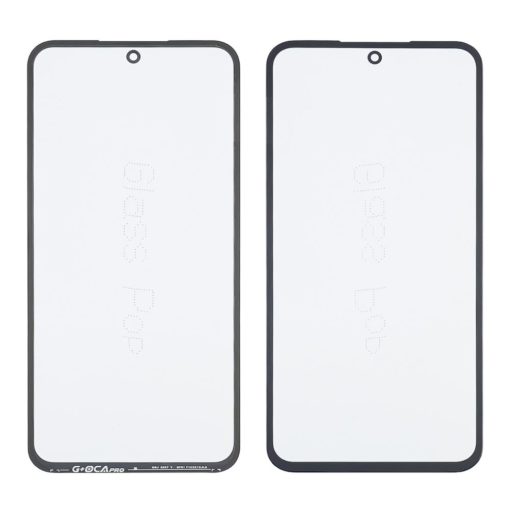Стекло дисплея с OCA пленкой Samsung SM-A546 Galaxy A54 черное с олеофобным покрытием, закаленное G+OCA Pro