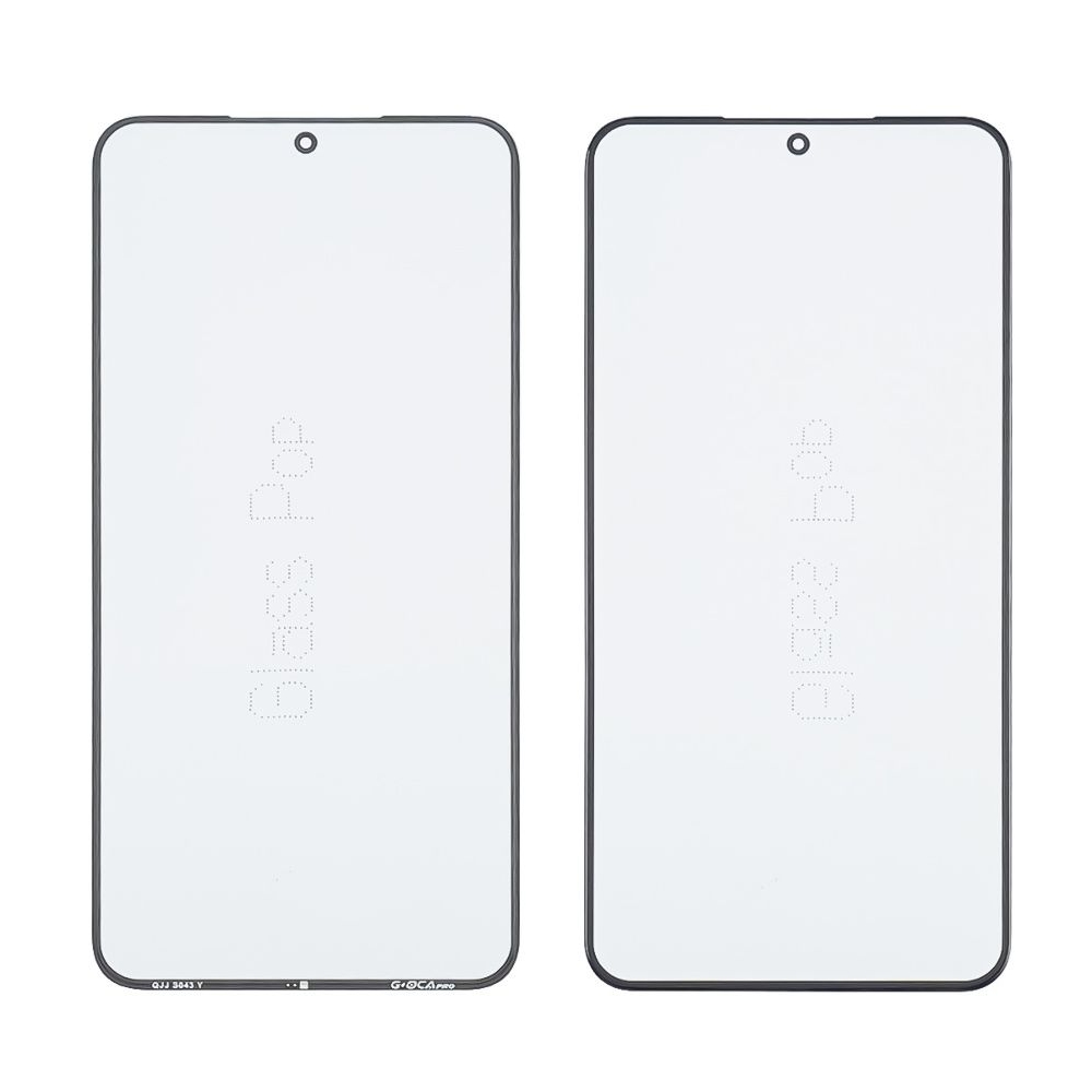 Стекло дисплея с OCA пленкой Samsung SM-S901 Galaxy S22 черное с олеофобным покрытием, закаленное G+OCA Pro