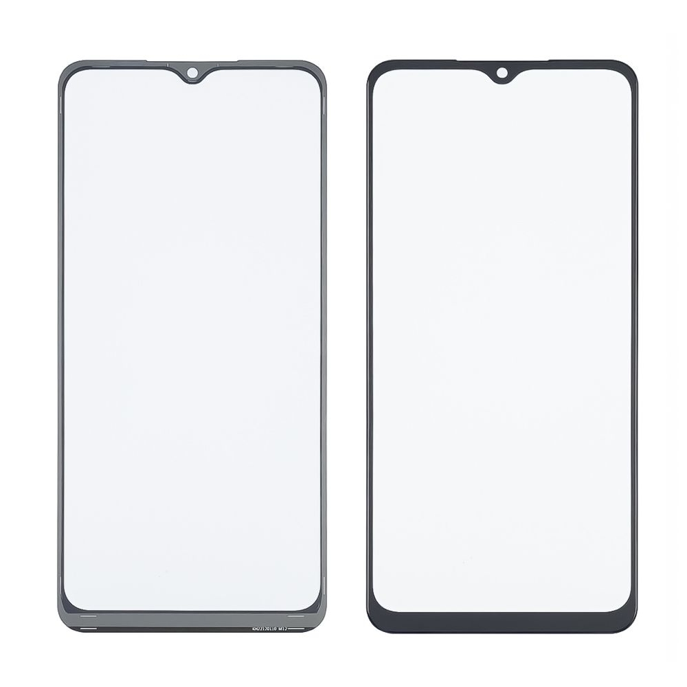 Стекло дисплея с OCA пленкой Samsung SM-A326 Galaxy A32 (5g) черное с олеофобным покрытием, закаленное