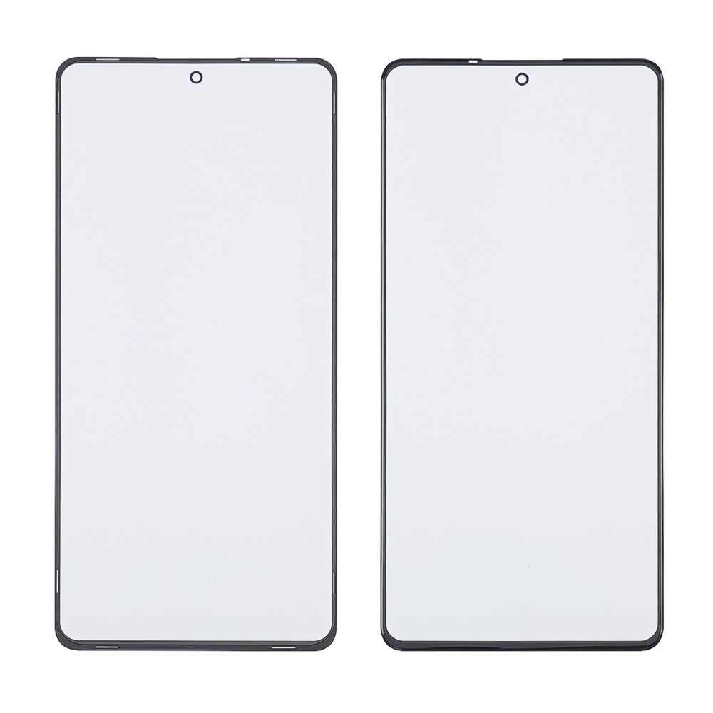 Стекло дисплея с OCA пленкой Xiaomi 11T/ 11T Pro/ Poco F4 GT черное с олеофобным покрытием, закаленное