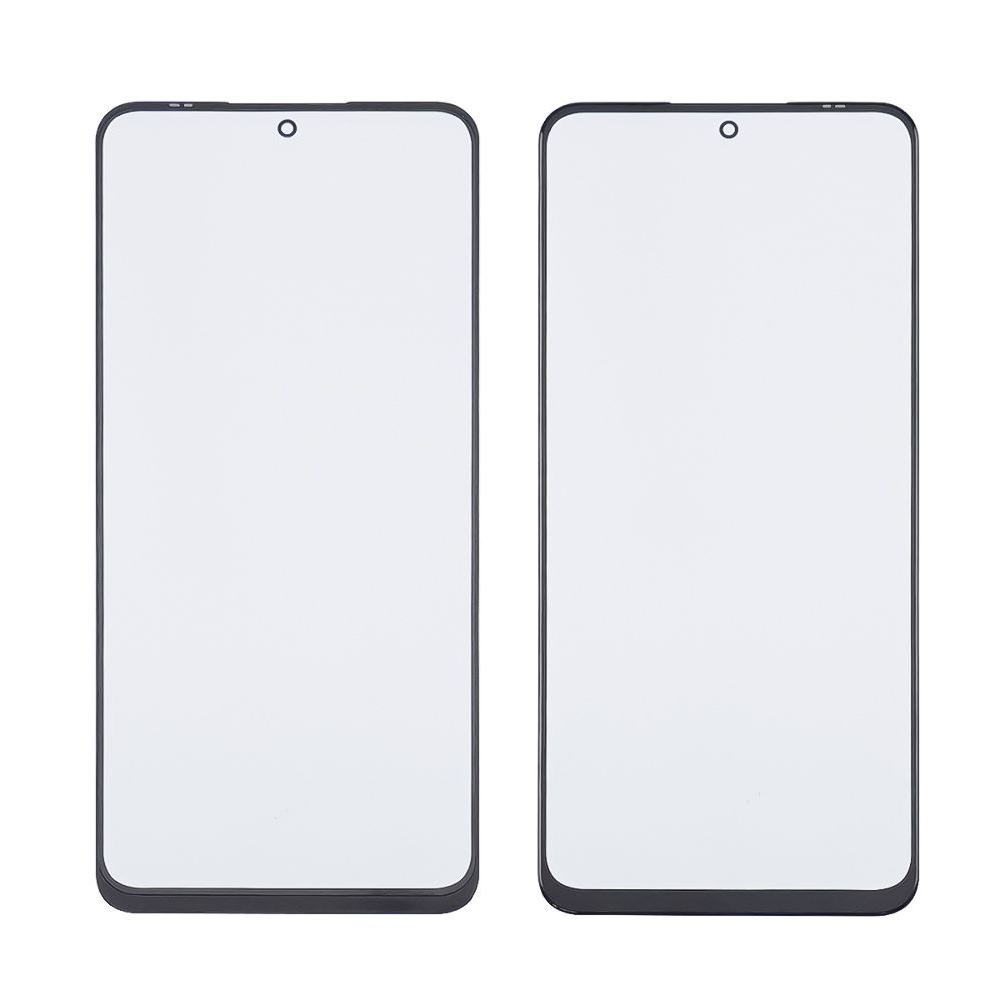 Стекло дисплея с OCA пленкой Xiaomi Poco X5 (5G) черное с олеофобным покрытием, закаленное