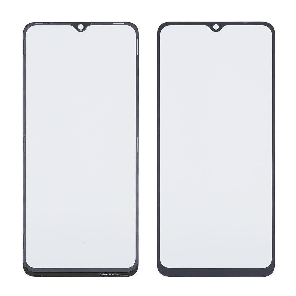 Стекло дисплея с OCA пленкой Xiaomi Redmi 12C черное с олеофобным покрытием, закаленное