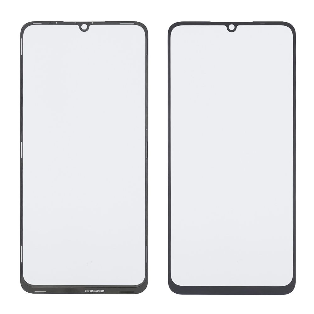 Стекло дисплея с OCA пленкой Xiaomi Redmi 13C черное с олеофобным покрытием, закаленное