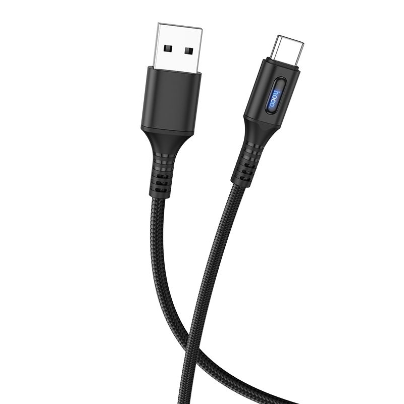USB-кабель Hoco U79 1,2m 3A Type-C, чорний