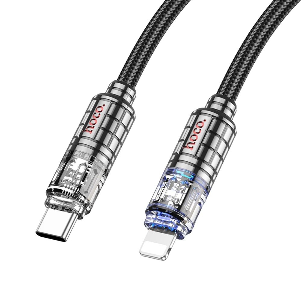Кабель Hoco U122 Type-C на Lightning 1m, чорний
