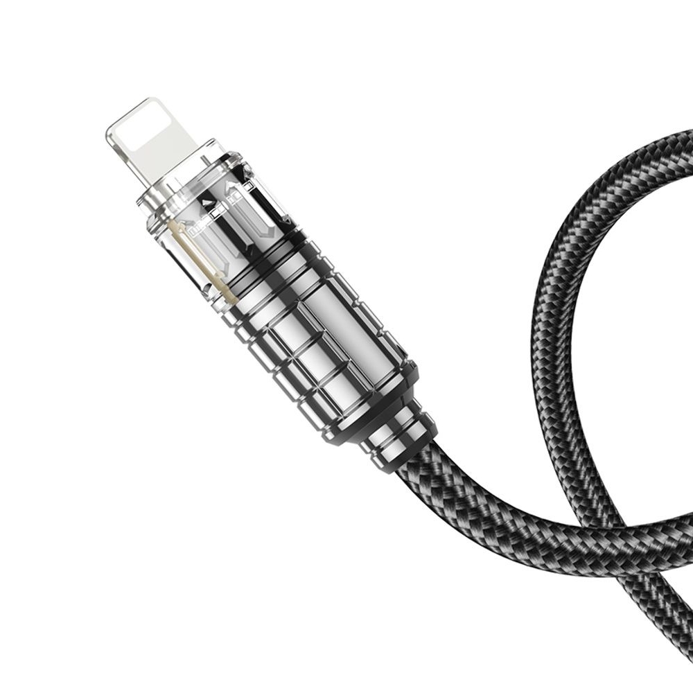 Кабель Hoco U122 USB to Lightning 1m, чорний