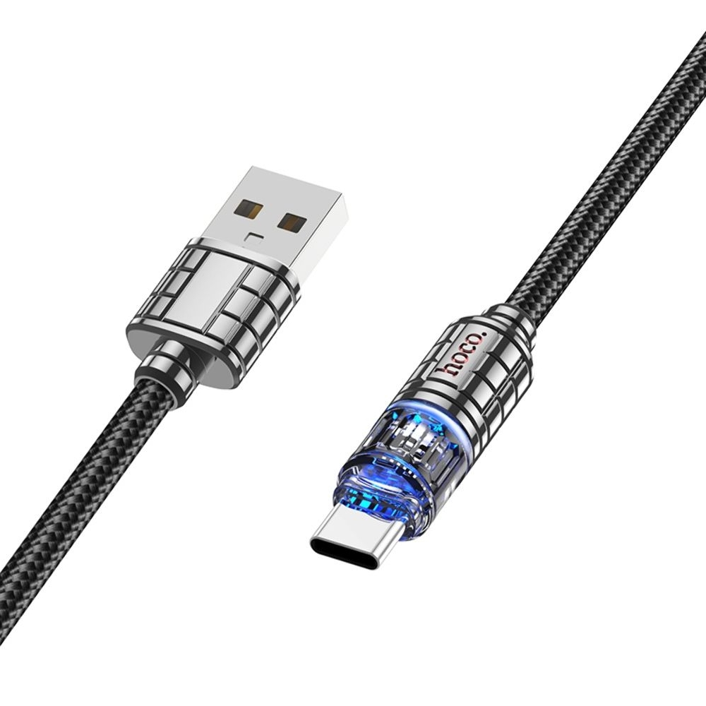 Кабель Hoco U122 USB to Type-C 1m, чорний