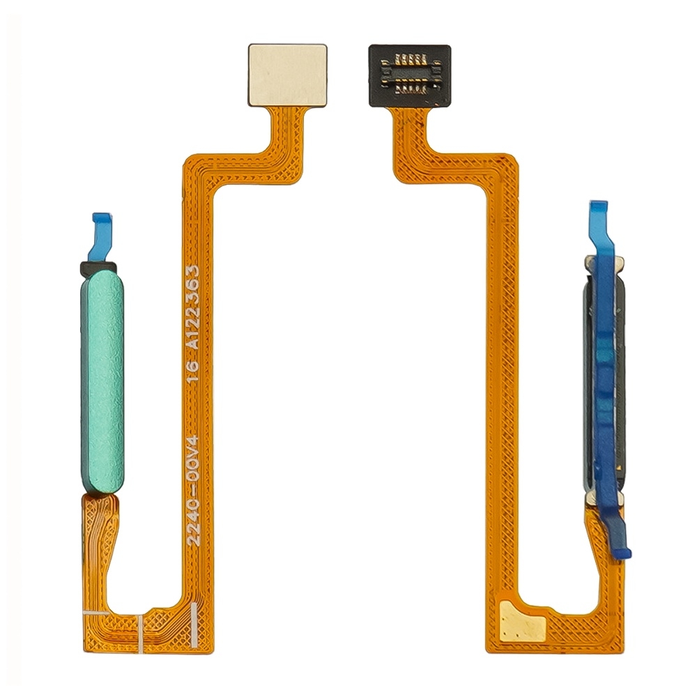 Шлейф Xiaomi Redmi Note 12 5G, кнопки включения, боковая клавиша, для сканера отпечатка пальца (Touch ID), зелений, Original (PRC)