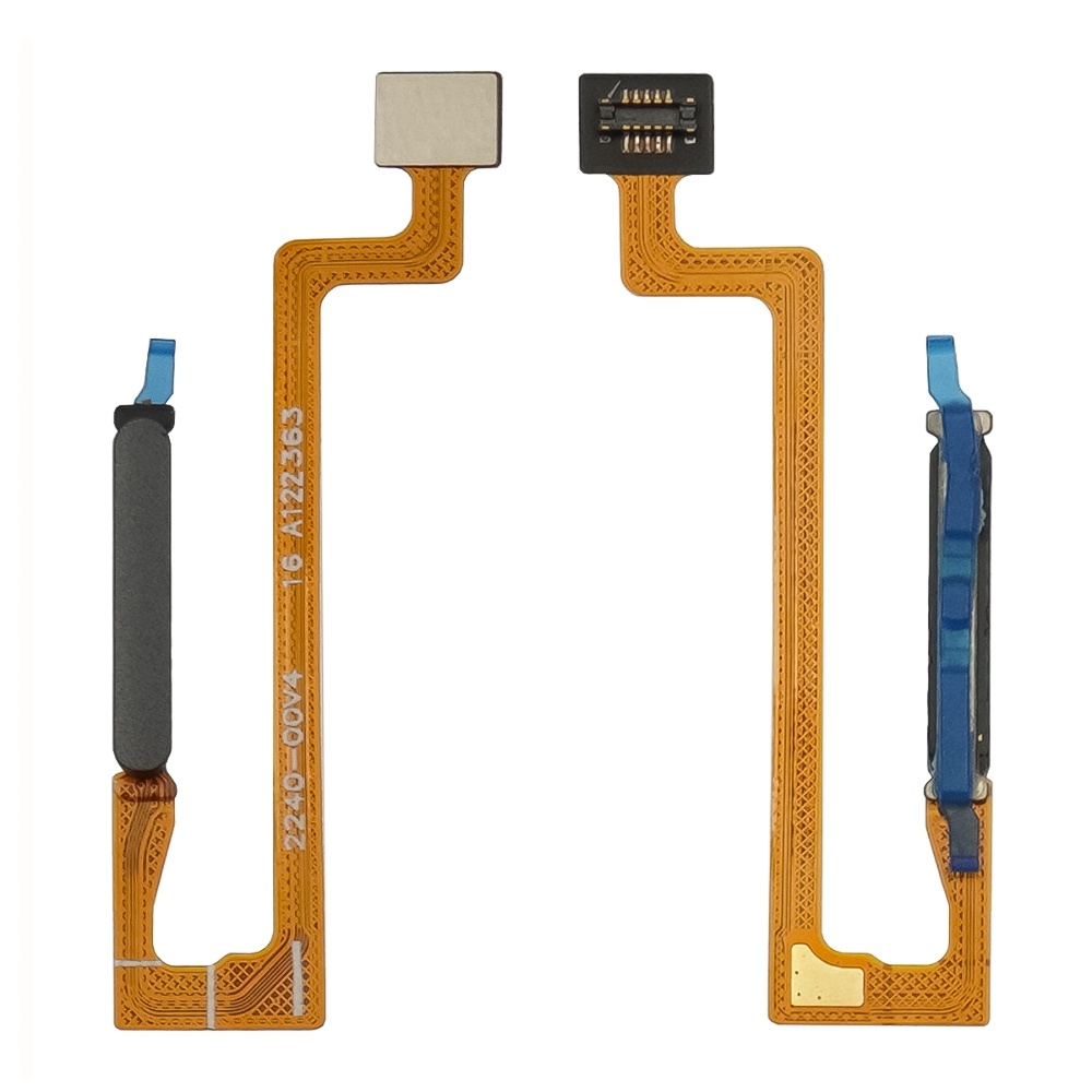 Шлейф Xiaomi Redmi Note 12 5G, кнопки включения, боковая клавиша, для сканера отпечатка пальца (Touch ID), чорний, Original (PRC)