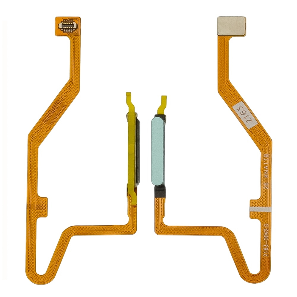 Шлейф Xiaomi Redmi Note 12 Pro 5G, кнопки включения, боковая клавиша, для сканера отпечатка пальца (Touch ID), зелений, Original (PRC)