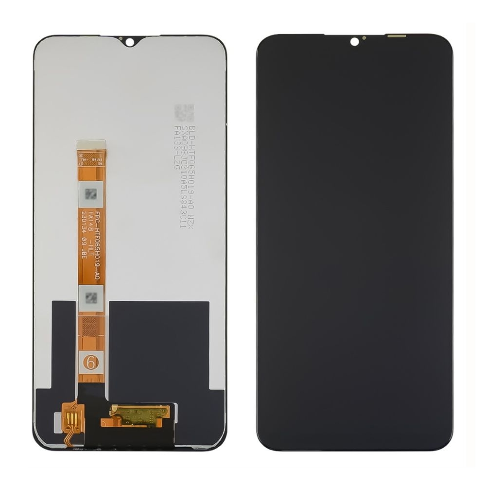 Дисплей Realme 5, 5i, 6i, C3, RMX2030, RMX2040, чорний | з тачскріном | Original (PRC), Service Pack | дисплейный модуль, экран