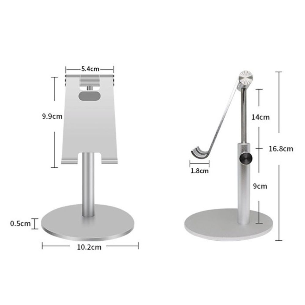 Тримач FL-218 для телефона серебристый | держатель