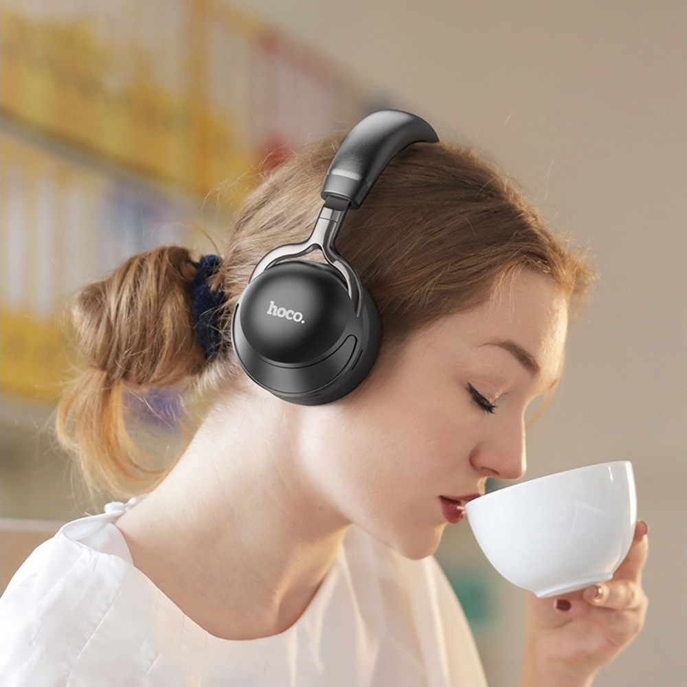 Наушники Hoco ESD17, беспроводные, полноразмерные, черные