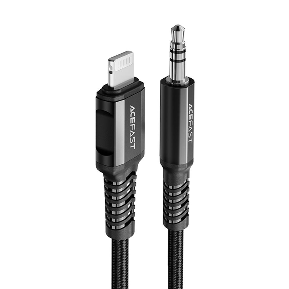 Кабель Acefast C1-06 Lightning to 3.5mm 1.2m, чорний
