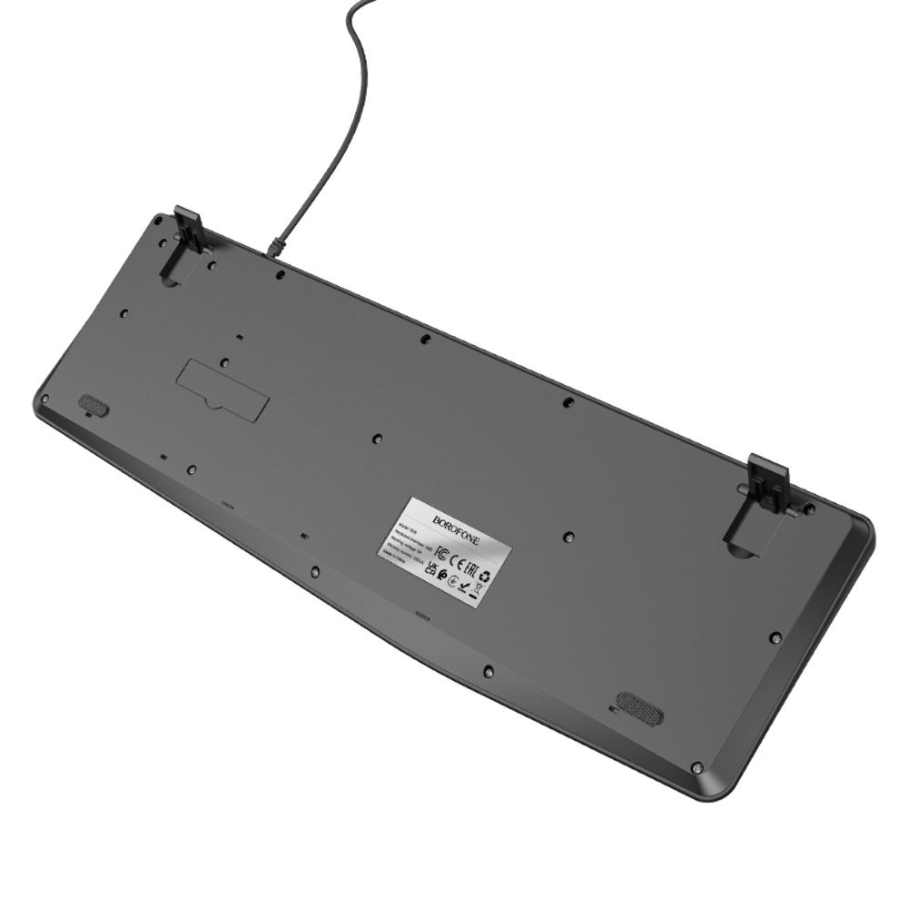 Клавиатура Borofone BG9 (ENG/ УКР/ РУС), чорний