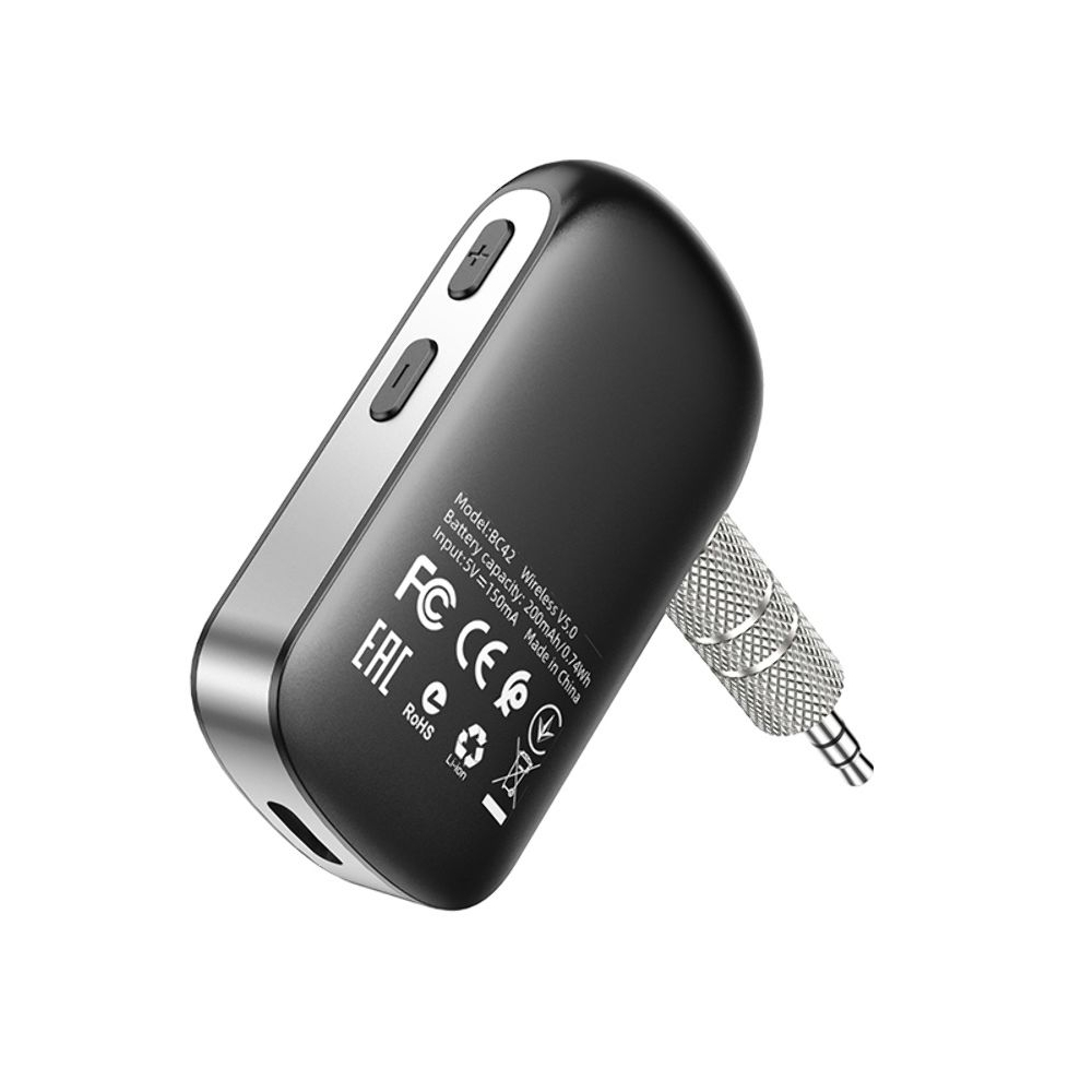 Автомобильный, Bluetooth адаптер Borofone BC42, чорний