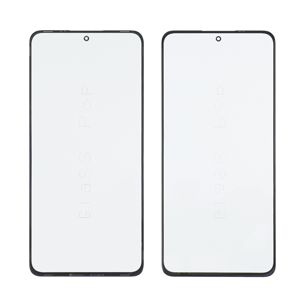 Стекло дисплея с OCA пленкой для Xiaomi Redmi Note 13 черное с олеофобным покрытием, закаленное G+OCA Pro