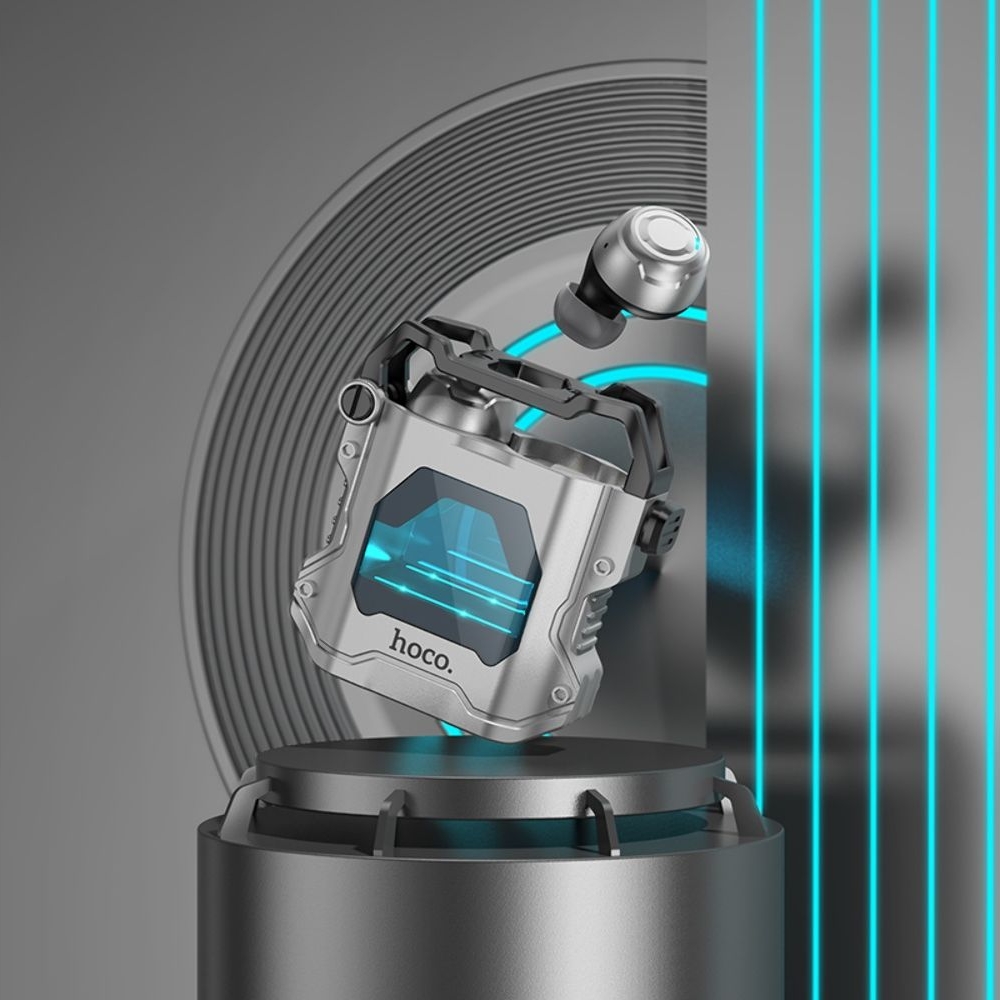 Наушники беспроводные вакуумные Hoco EW33 TWS space, серые