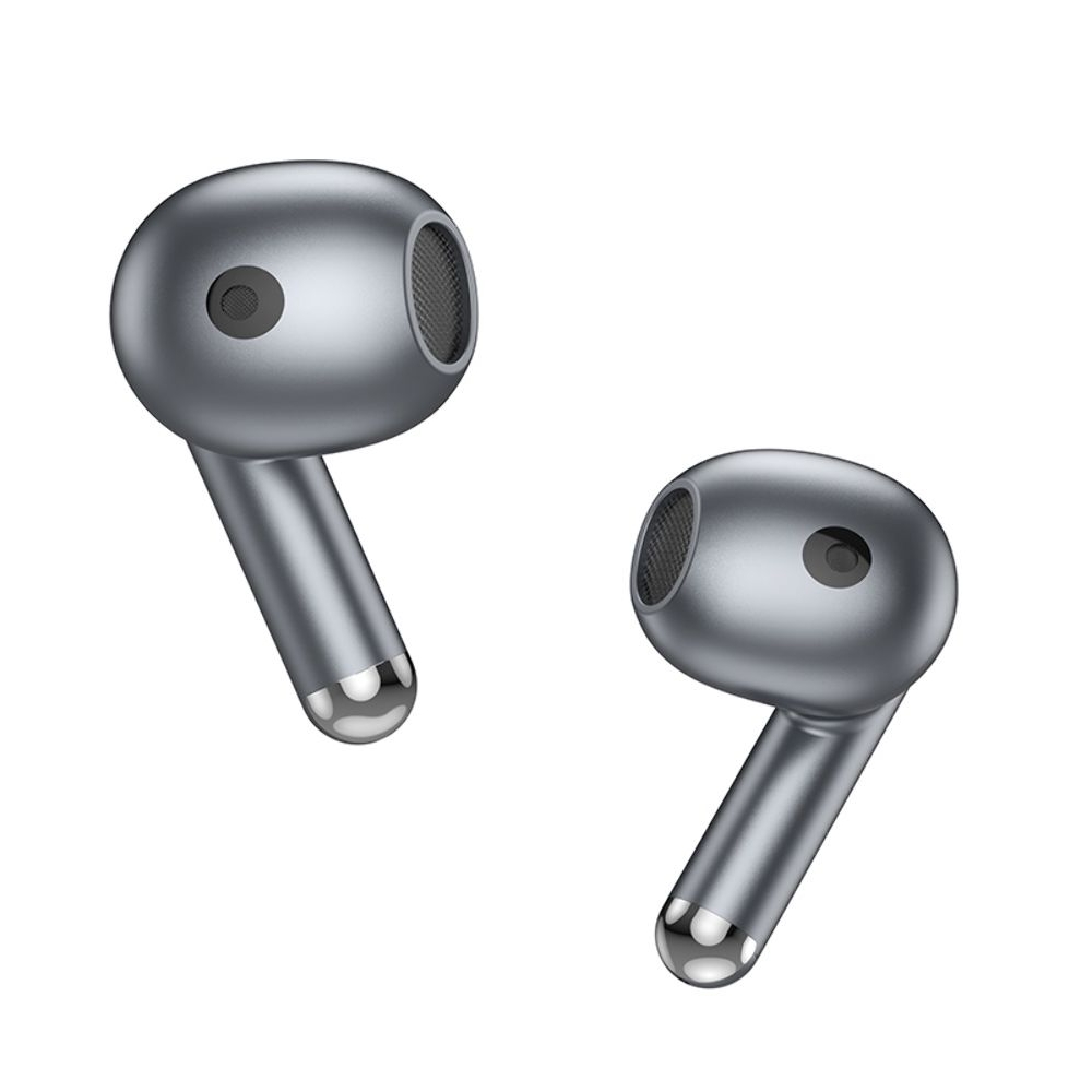 Наушники беспроводные вкладыши Hoco EW34 TWS metal, серые