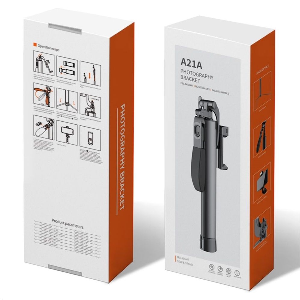 Штатив-трипод Adyss A21A, с пультом, 1.7 м, чорний