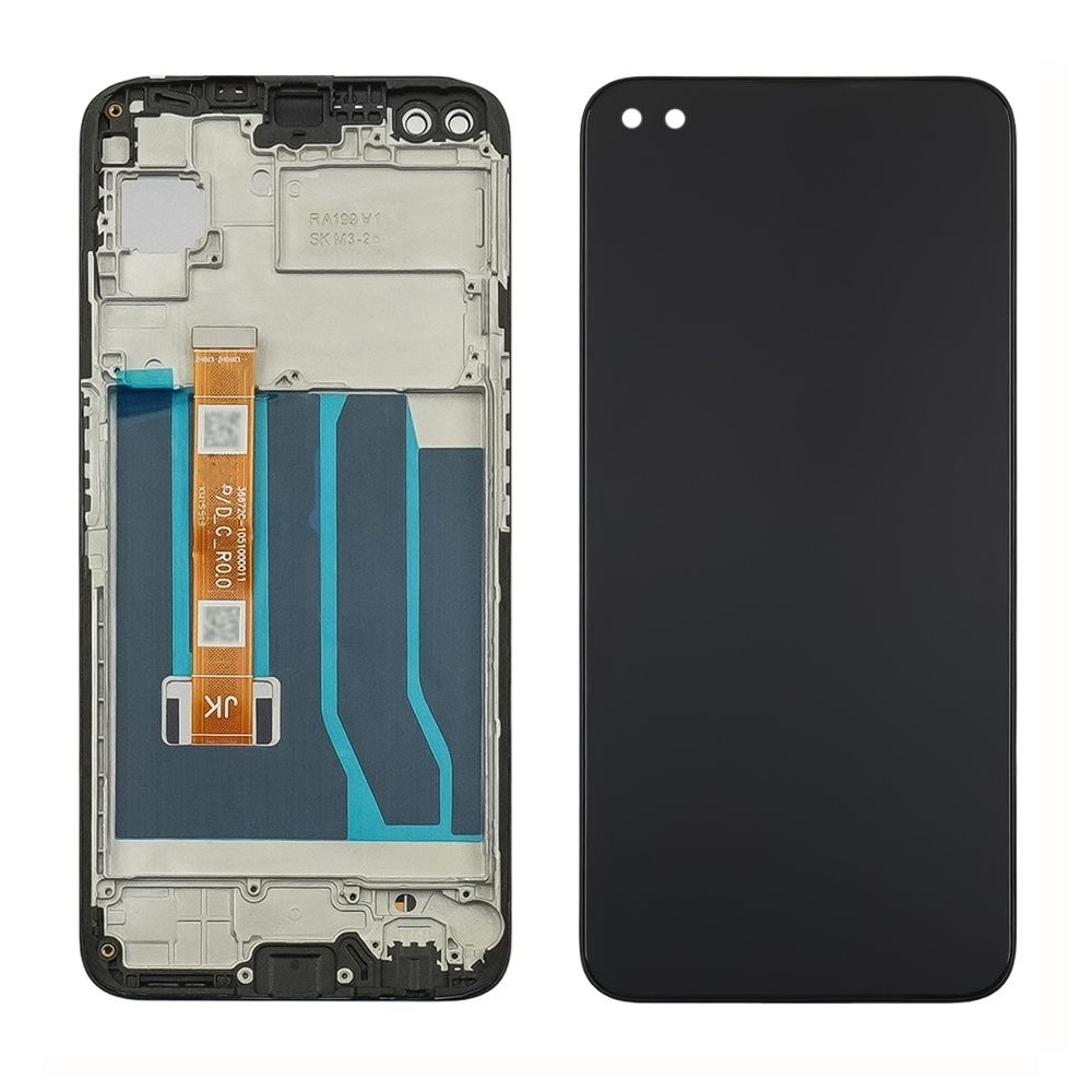 Дисплей Realme 6 Pro, RMX2061, RMX2063, чорний | з тачскріном | в передній панелі | High Copy | дисплейный модуль, экран