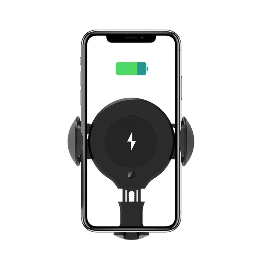 Автодержатель X9 15W, чорний с функцией беспроводной зарядки