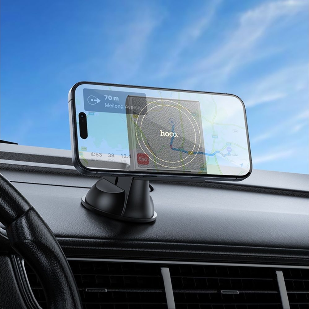 Автодержатель Hoco H47, магнитный, чорний