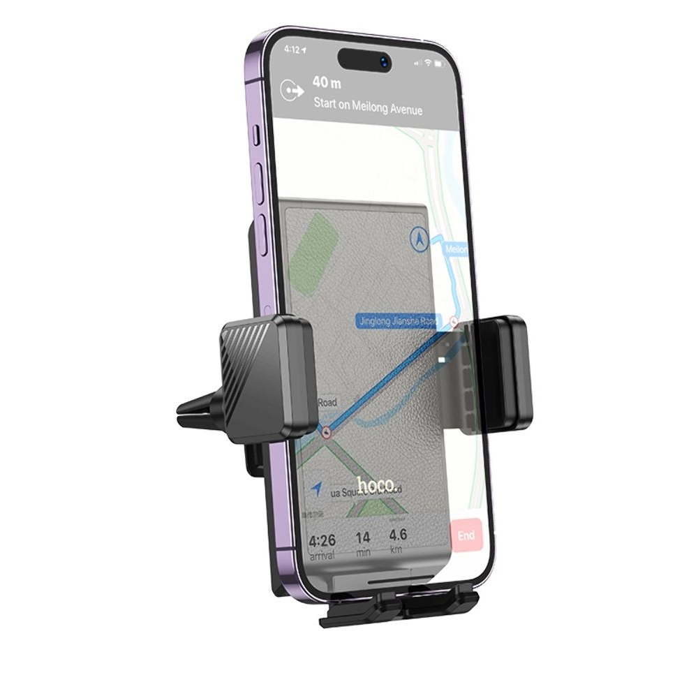 Автодержатель Hoco H48, чорний