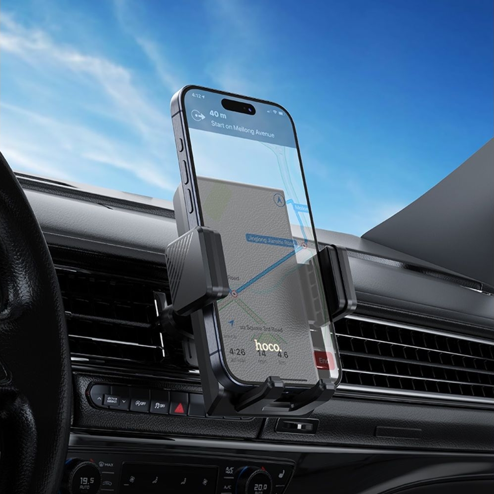 Автодержатель Hoco H48, чорний
