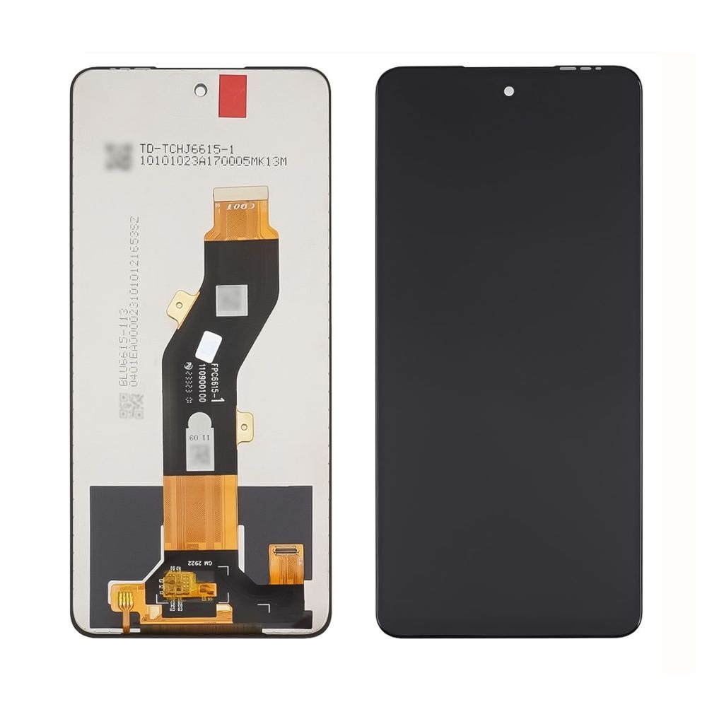 Дисплей Tecno Pop 8, Spark 20, KJ5, KJ5n, Spark 20C, BG7, Spark Go 2024, BG6, Infinix Hot 40i, X6528B, Smart 8, X6525, чорний | з тачскріном | High Copy | дисплейный модуль, экран