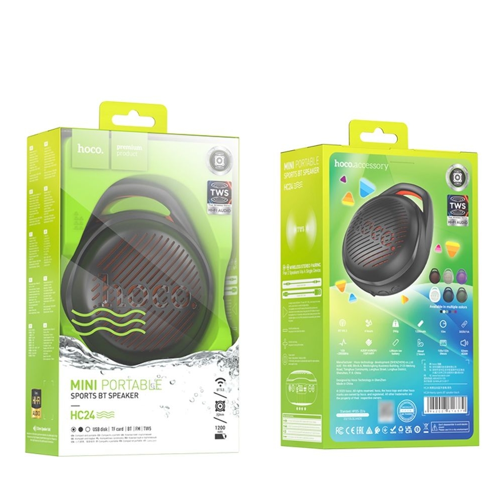 Бездротова колонка Hoco HC24, чорний | беспроводная колонка