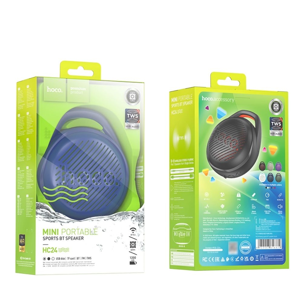 Бездротова колонка Hoco HC24, синяя | беспроводная колонка