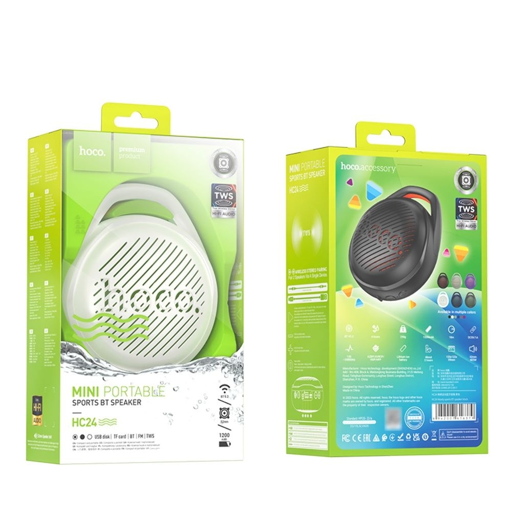 Бездротова колонка Hoco HC24, білий | беспроводная колонка