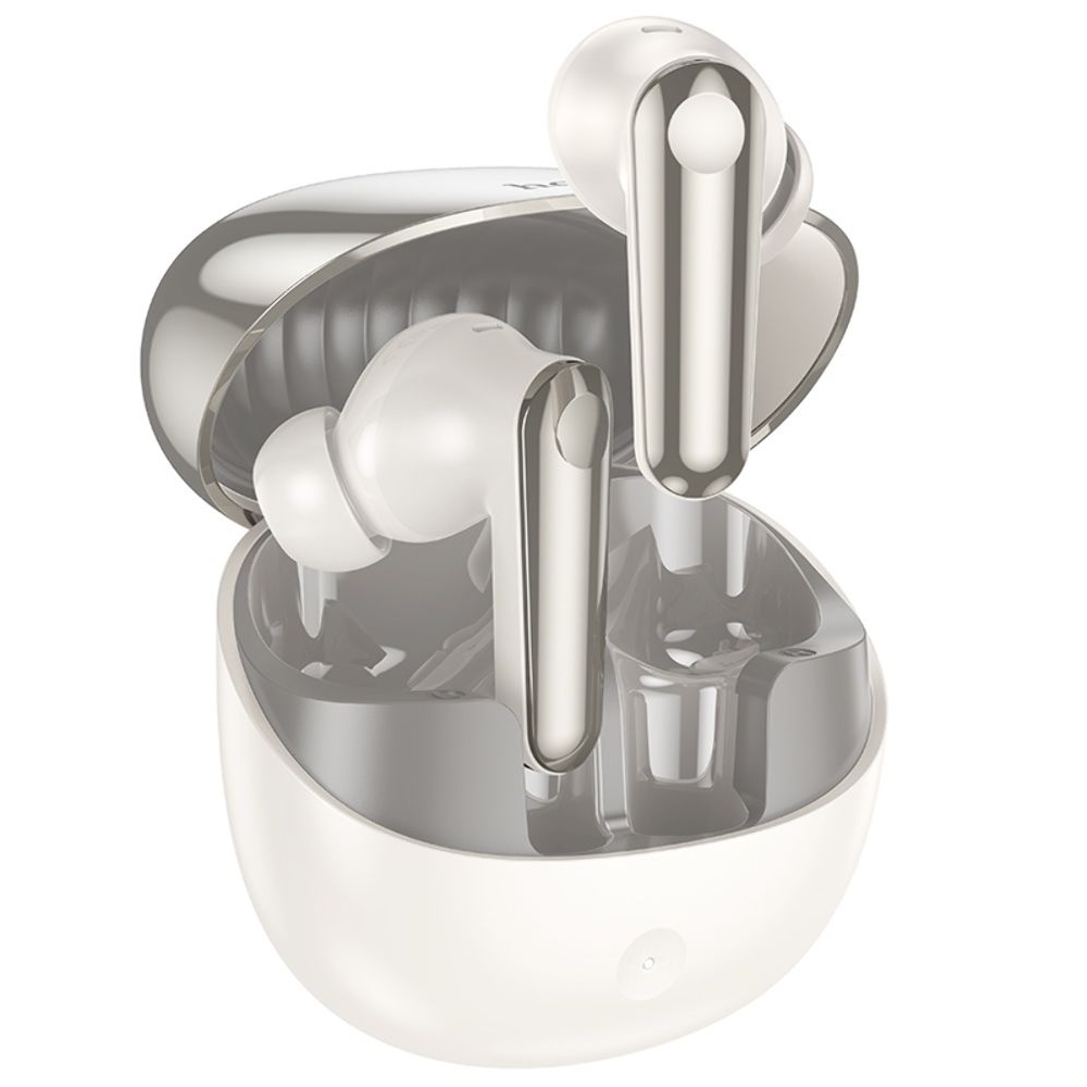 Наушники беспроводные вакуумные Hoco EQ11 TWS milky, белые