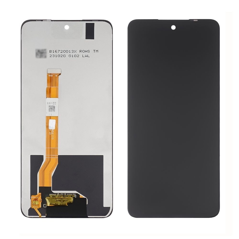 Дисплей Realme 11 5G, RMX3780, C55, RMX3710, Narzo N55, OnePlus Nord CE3 Lite 5G, Oppo A1 5G, A58 4G, CPH2577, A98, CPH2529, чорний | з тачскріном | Original (PRC), Service Pack | дисплейный модуль, экран