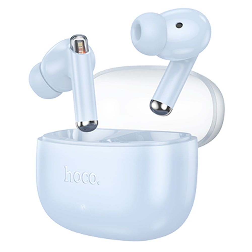 Наушники беспроводные вакуумные Hoco EQ12 TWS, синие