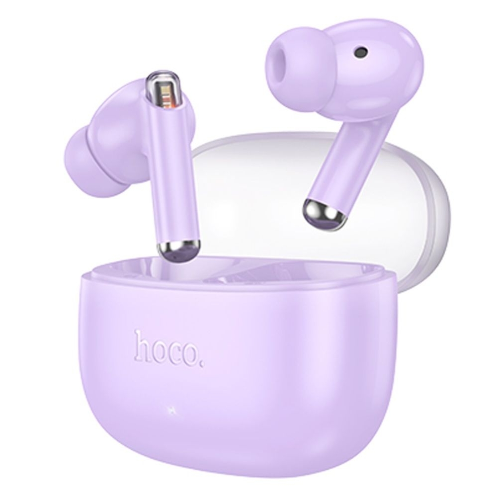 Наушники беспроводные вакуумные Hoco EQ12 TWS purple