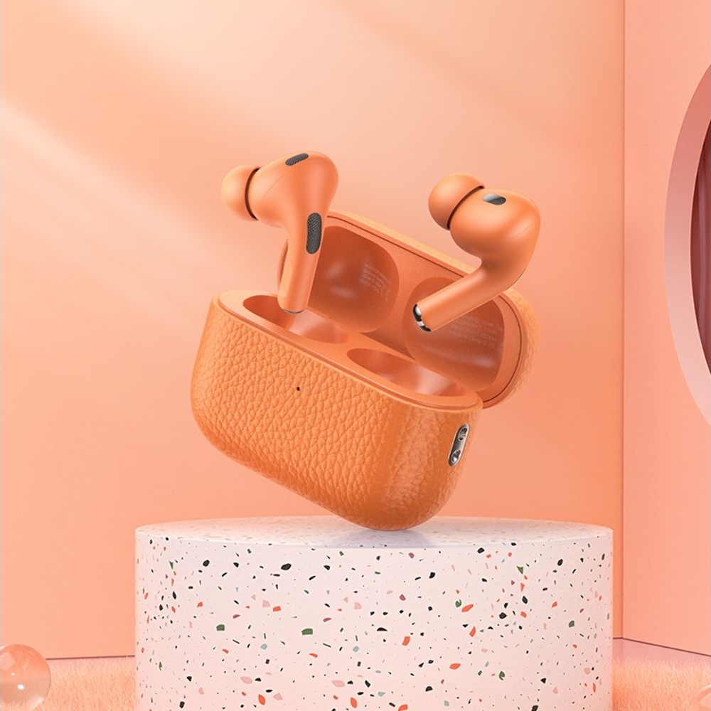 Наушники беспроводные вакуумные Hoco EQ9 TWS orange