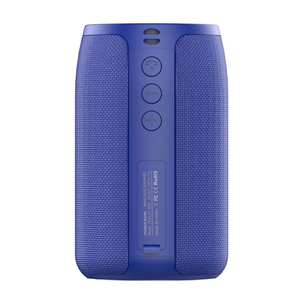 Бездротова колонка ZEALOT S32, синяя | беспроводная колонка