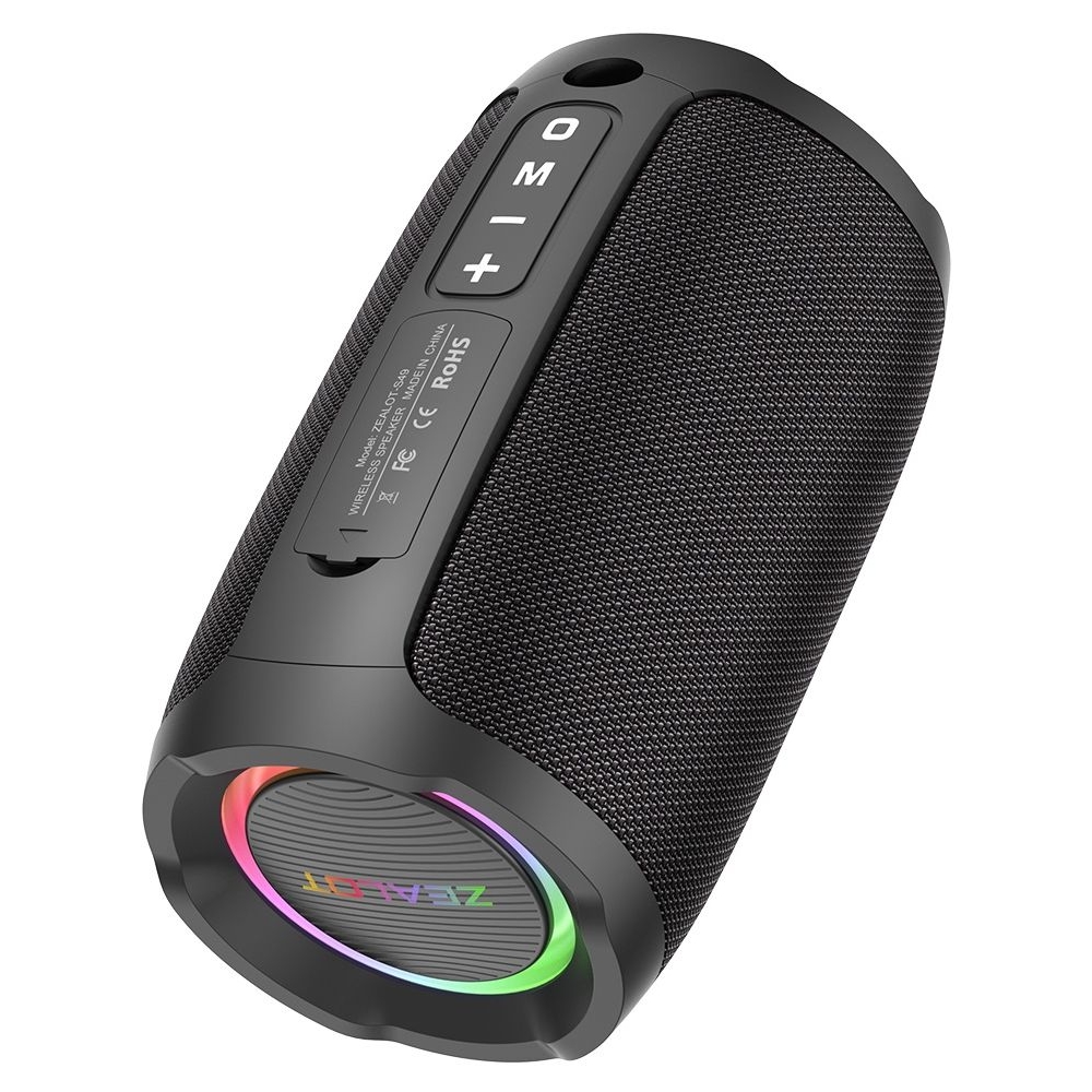 Бездротова колонка ZEALOT S49, черная | беспроводная колонка